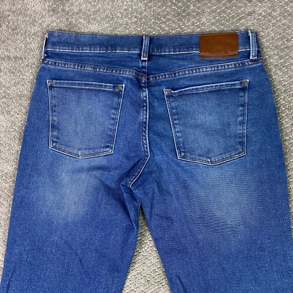 Mott & Bow Straight Jeans Men's 34 x 34 Measures 34 x 32 Blue Straight Leg - Picture 4 of 12